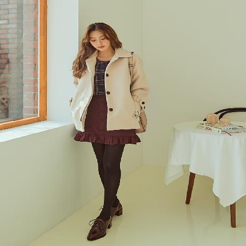 Prosen Quilting Wool Coat